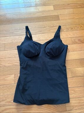 Honeylove Black Shaping Tank with Built-In Bra